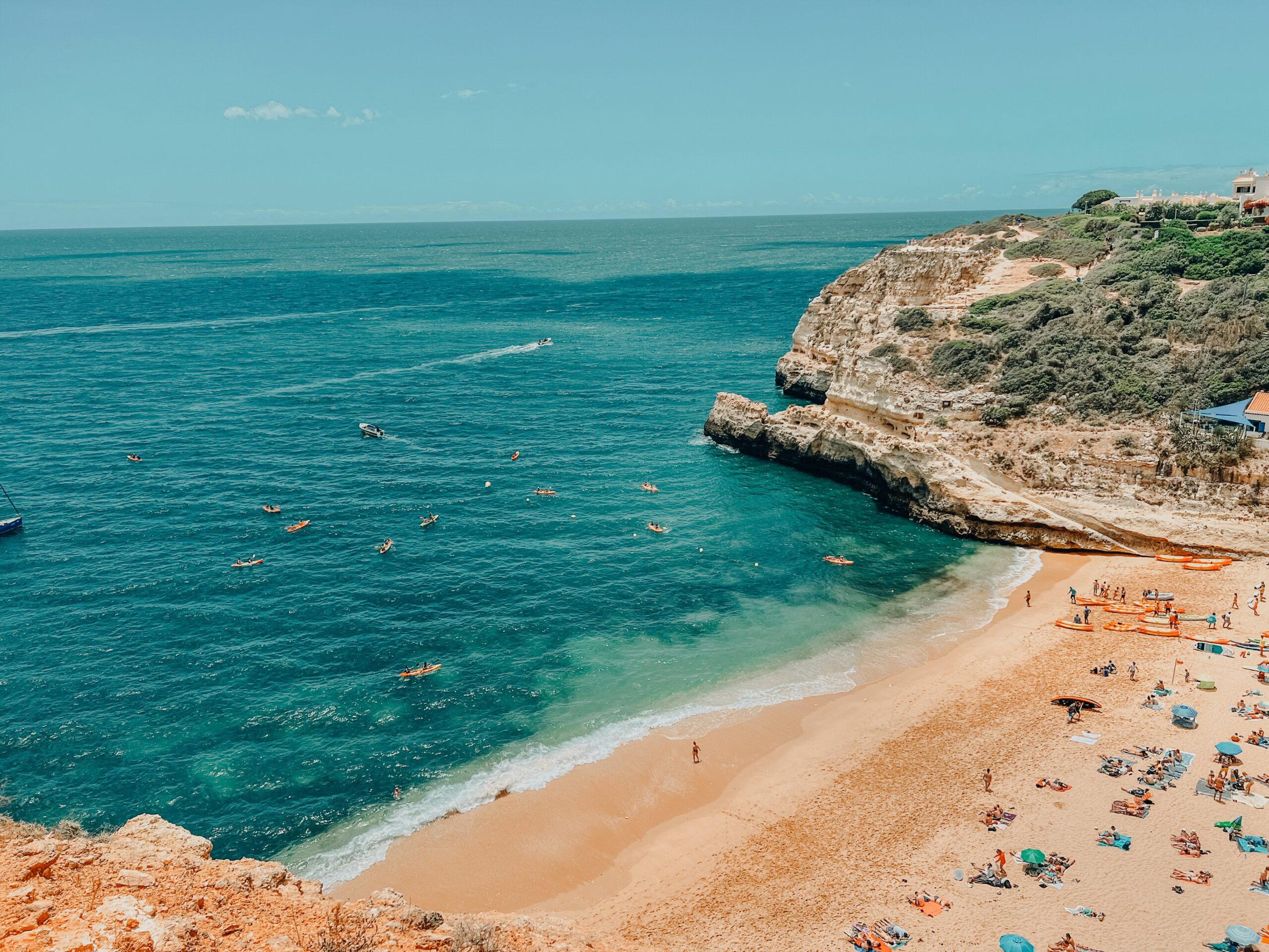 Algarve coastline from above